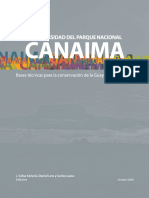 Biodiversidad Del Parque Nacional Canaima