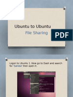 Ubuntu to Ubuntu File Sharing