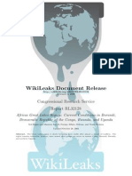 CRS - RL32128 - Africa's Great Lakes Region: Current Conditions in Burundi, Democratic Republic of The Congo, Rwanda, and Uganda