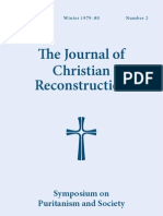 JCR Vol. 06 No. 02: Symposium On Puritanism and Society