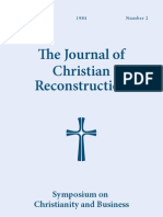 JCR Vol. 10 No. 02: Symposium On Christianity and Business