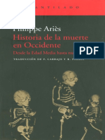 Libro Historia de La Muerte en Occidente