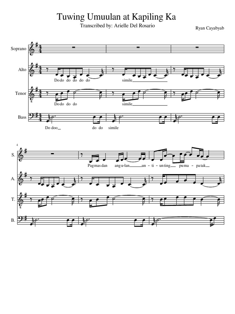 Tuwing Umuulan at Kapiling Ka | PDF