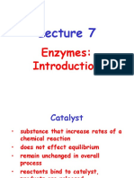 Lecture 7 Introduction to Enzyme