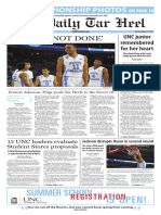The Daily Tar Heel For March 21, 2016