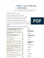 GUÍA 1 Las Ciencias Sociales