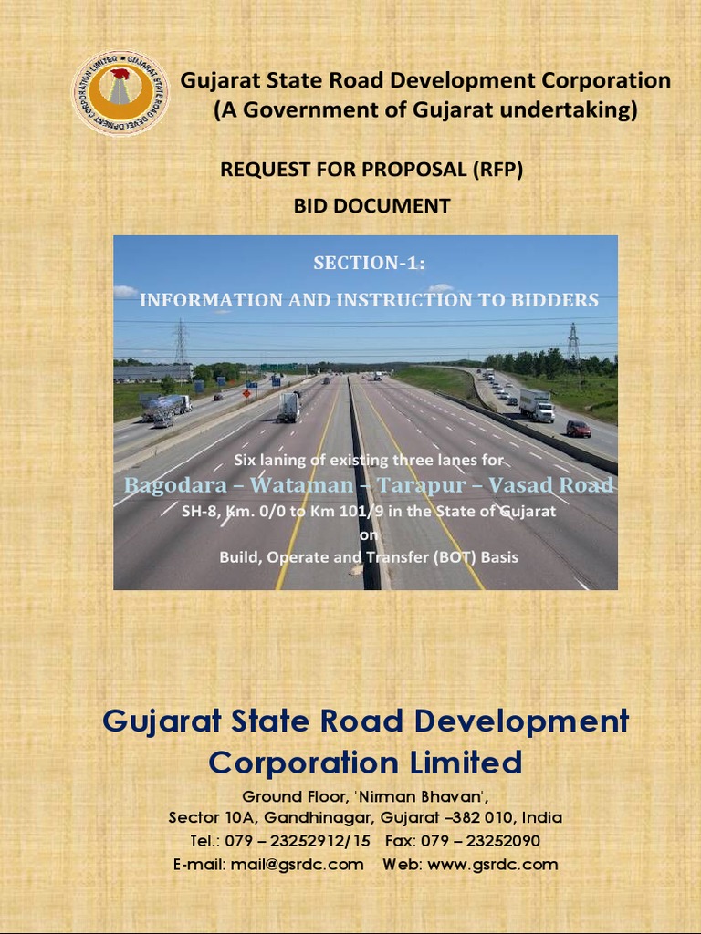 Bvt Section 1 Itb Request For Proposal Specification Technical Standard scribd