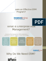 How to Create an Effective Enterprise Risk Management Program?