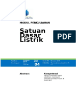 4 Satuan Dasar Listrik