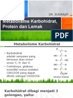 Metabolisme Karbohidrat, Protein Dan Lemak