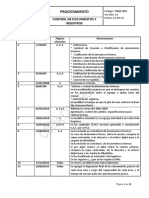 PSGC - 001 CONTROL DE DOCUMENTOS Y REGISTROS - Versión 13 PDF