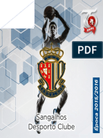 Brochura do Sangalhos Desporto Clube 2015/2016