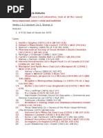 (CONTRACT) Case Summaries & Statutes