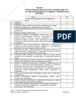 03 Tematica Lectiilor Practice An II Stomatologie Primavara 2014-2015