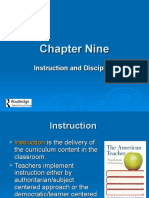 Chapter Nine Instruction and Discipline