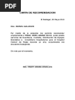 Carta de Recomendación Domestica