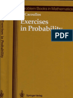 (T. Cacoullos) Exercises in Probability