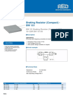 BW 151 Braking Resistor (Compact) 50W 10-120R BW 151/50