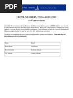 ERASMUS Questionnaire 3