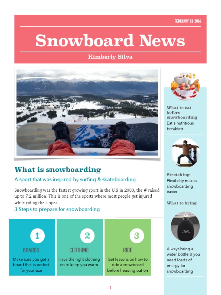 Beginner's Guide to Snowboarding Basics | PDF