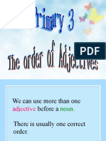 p3 the order of adjectives
