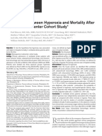 Association Between Hyperoxia and Mortality After Stroke - A Multicenter Cohort Study PDF