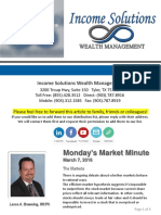 Monday's Market Minute - 03-21-16