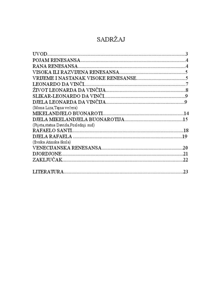 Renesansa | PDF