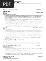 Corey Zaretsky Resume 3.19.2016