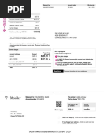 Spectrum Billing Statement Example | PDF | Fee | Cheque