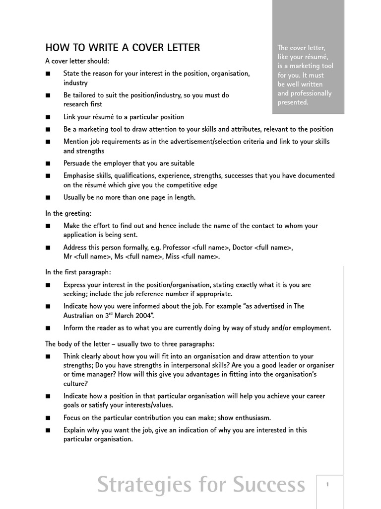 How To Write A Cover Letter PDF - 1696970828