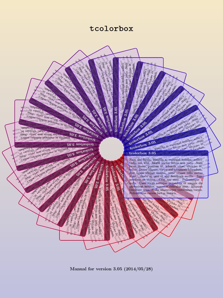 Ejemplos de tcolorbox en LaTeX | PDF | Texto | Software