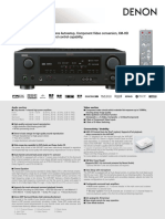 7.1 A/V Surround Receiver Features Autosetup, Component Video Conversion, XM-HD Surround and Ipod Command and Control Capability