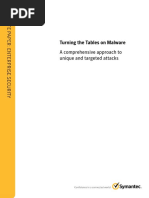 Symantec - Turning the Tables on Malware