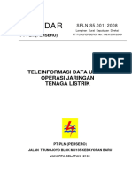 Spln s5.001 2008 Tele Informasi Data Untuk Operasi Jaringan