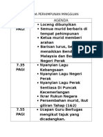 Agenda Perhimpunan Mingguan