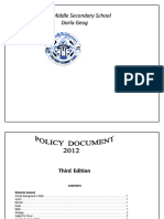 Darla Middle Secondary School, School Policy PDF