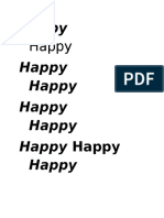Happy: Happy Happy Happy Happy Happy Happy Happy Happy