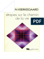 Kierkegaard Etapes Sur Le Chemin de La Vie