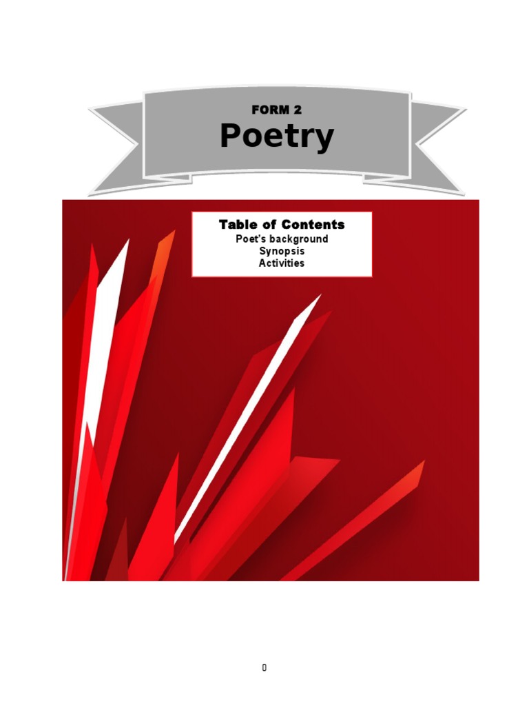 What Is Red Red Poetry