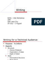 Technical Writing Tutorial - ASA Web Posting Version