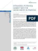Estimating Potential Market Size For Microfinance PDF