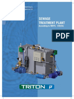Triton Μ Sewage Treatment Plant: According to MEPC. 159