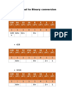 decimal to binary conversion 3