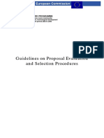 Guidelines On Proposal Evaluation and Selection Procedures