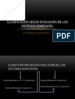 Clasificacion de Los Sistemas Adhesivos