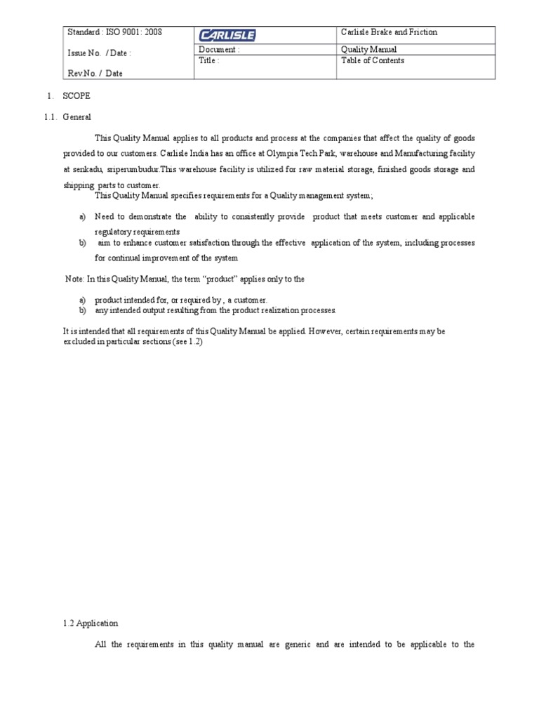ISO 9001 Quality Management System | PDF | Iso 9000 | Quality ...