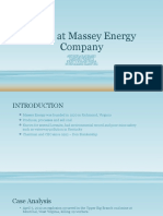 Death at Massey Energy Company