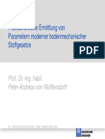 Von Wolffersdorff Praxisorientierte Ermittlung Von Parametern Moderner Bodenmechanischer Stoffgesetze