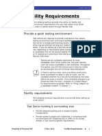 Pearsonvue Facility Reqs